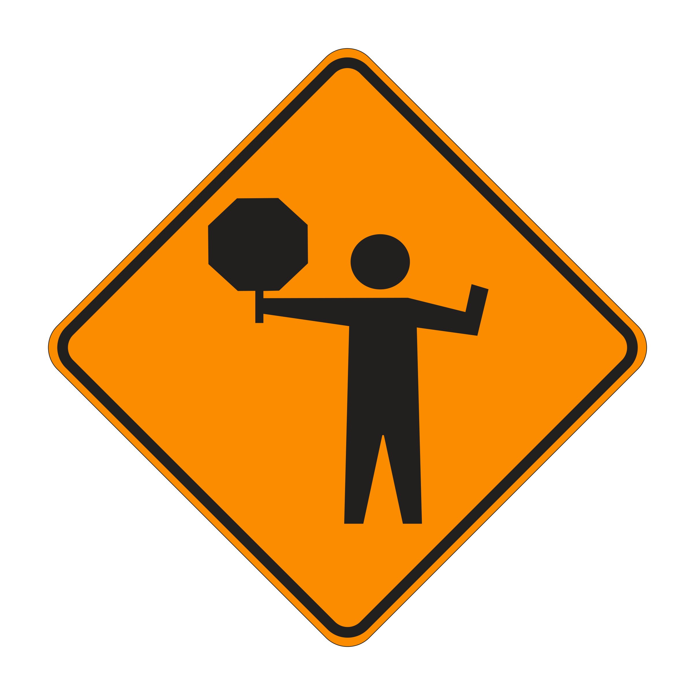 California Construction Signs example
