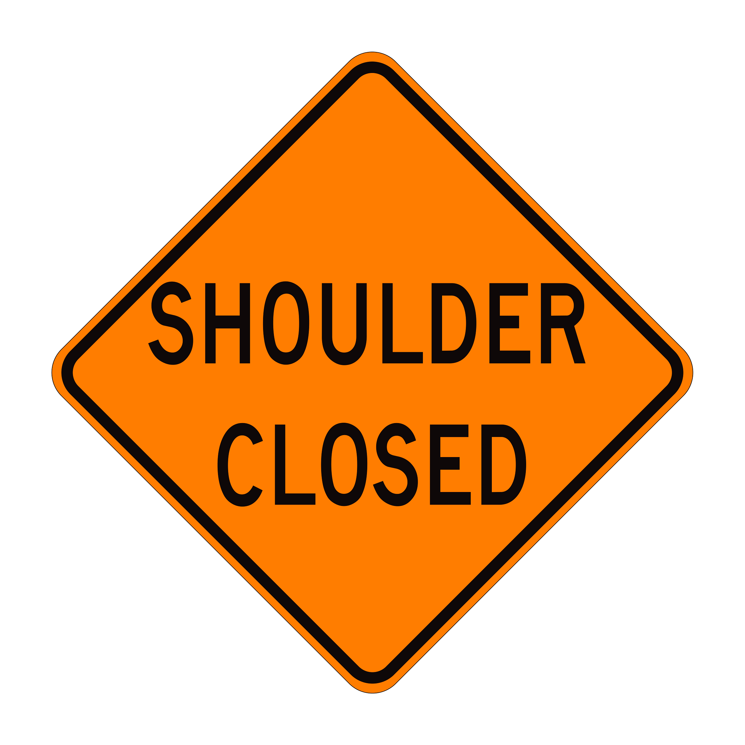 C30A(CA) Shoulder Closed — official FHWA layout