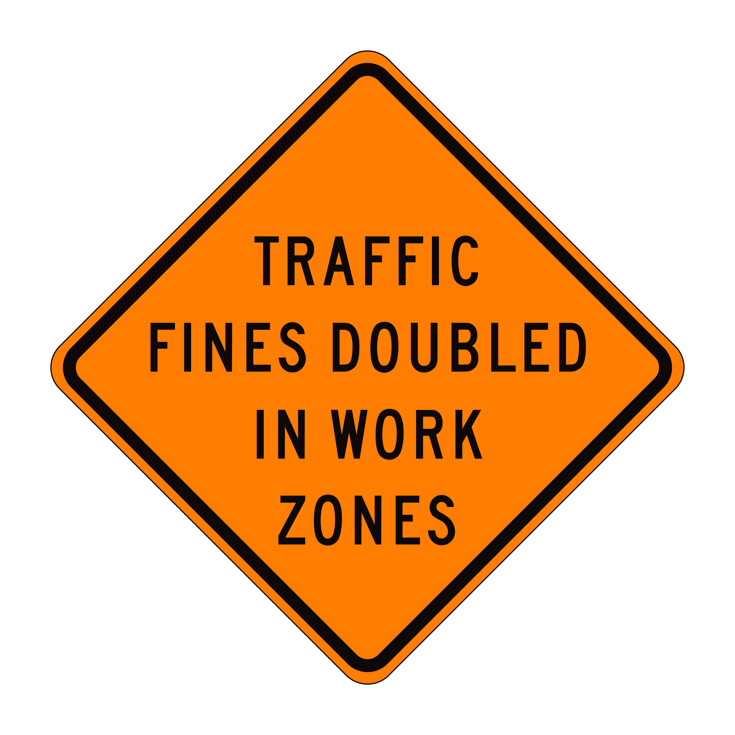 C40A(CA) Traffic Fines Doubled in Work Zones — official FHWA layout