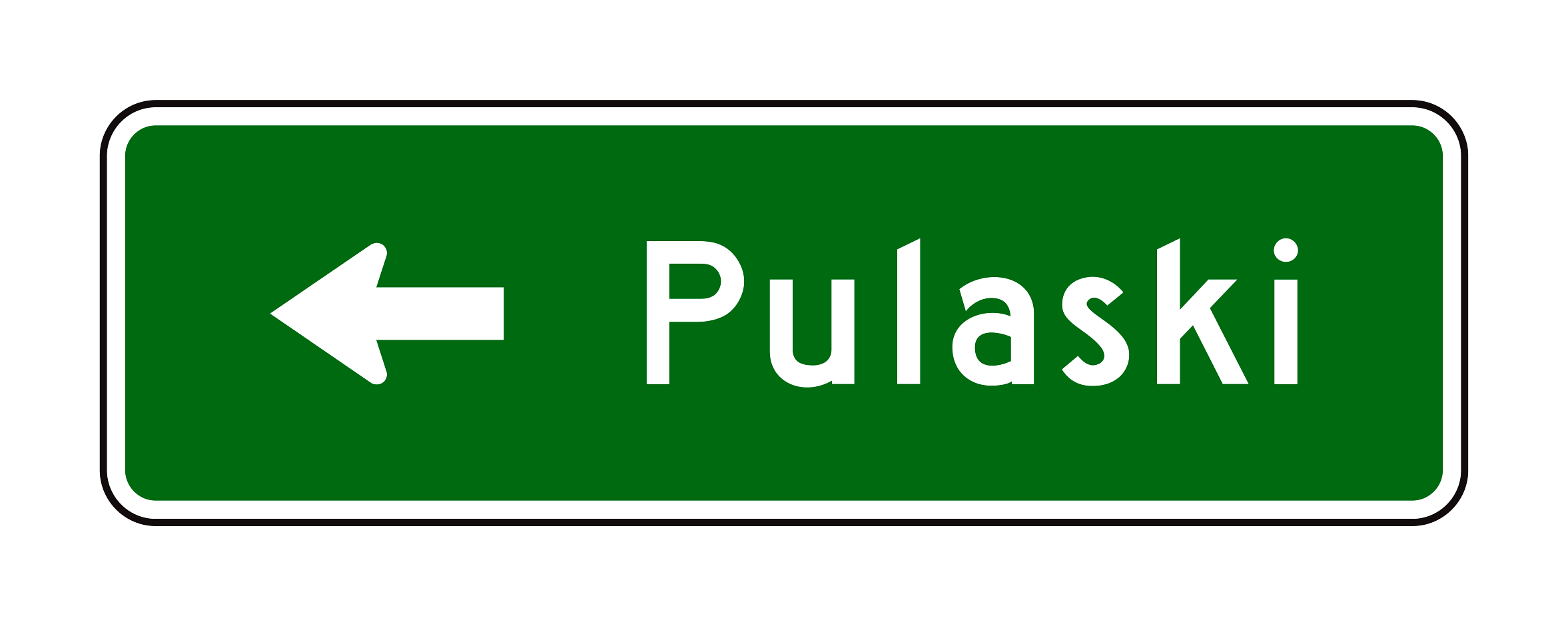 D1-1 Destination Sign (One Destination) — official FHWA layout