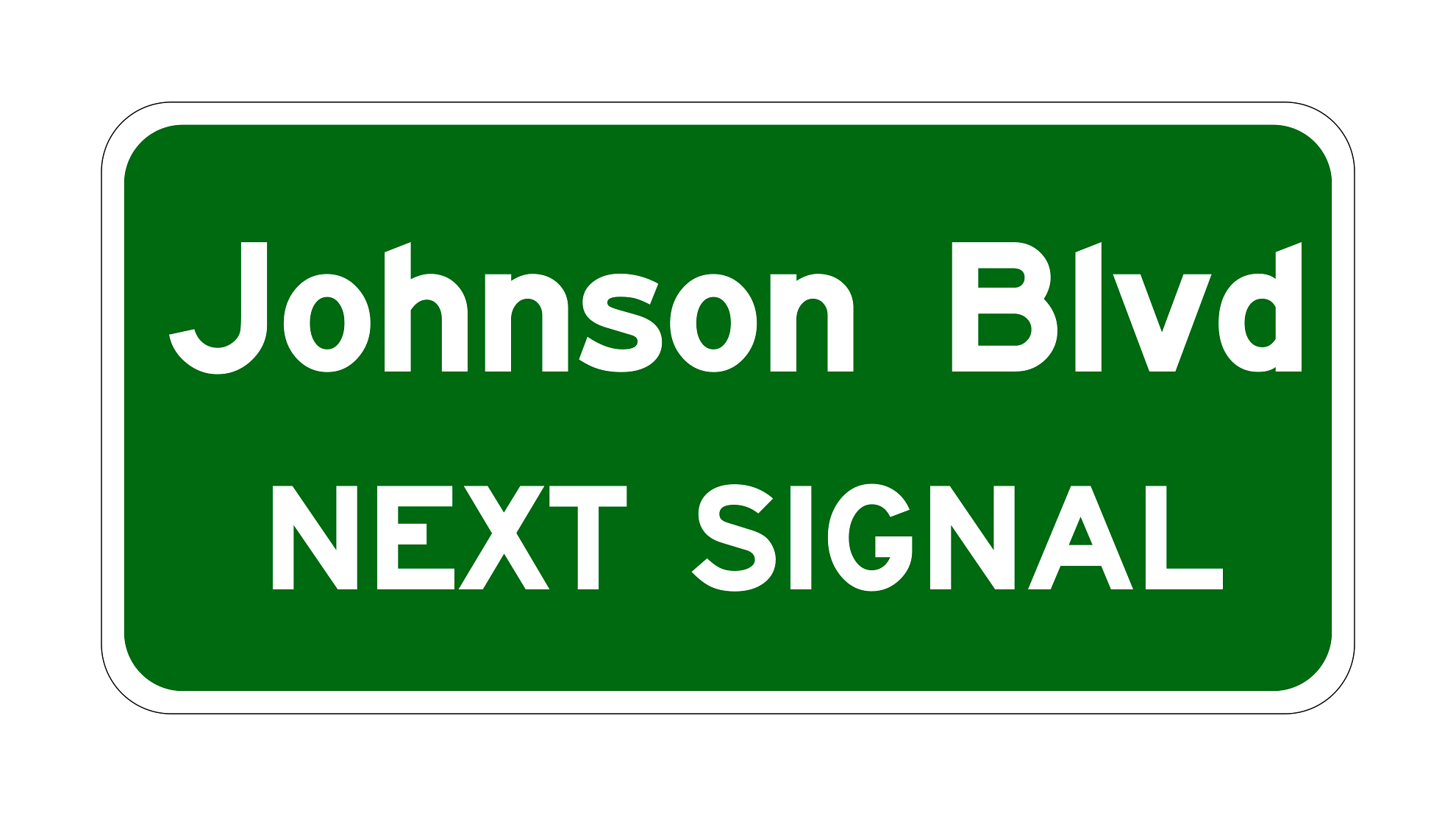 D3-2 Advance Street Name Sign — official FHWA layout