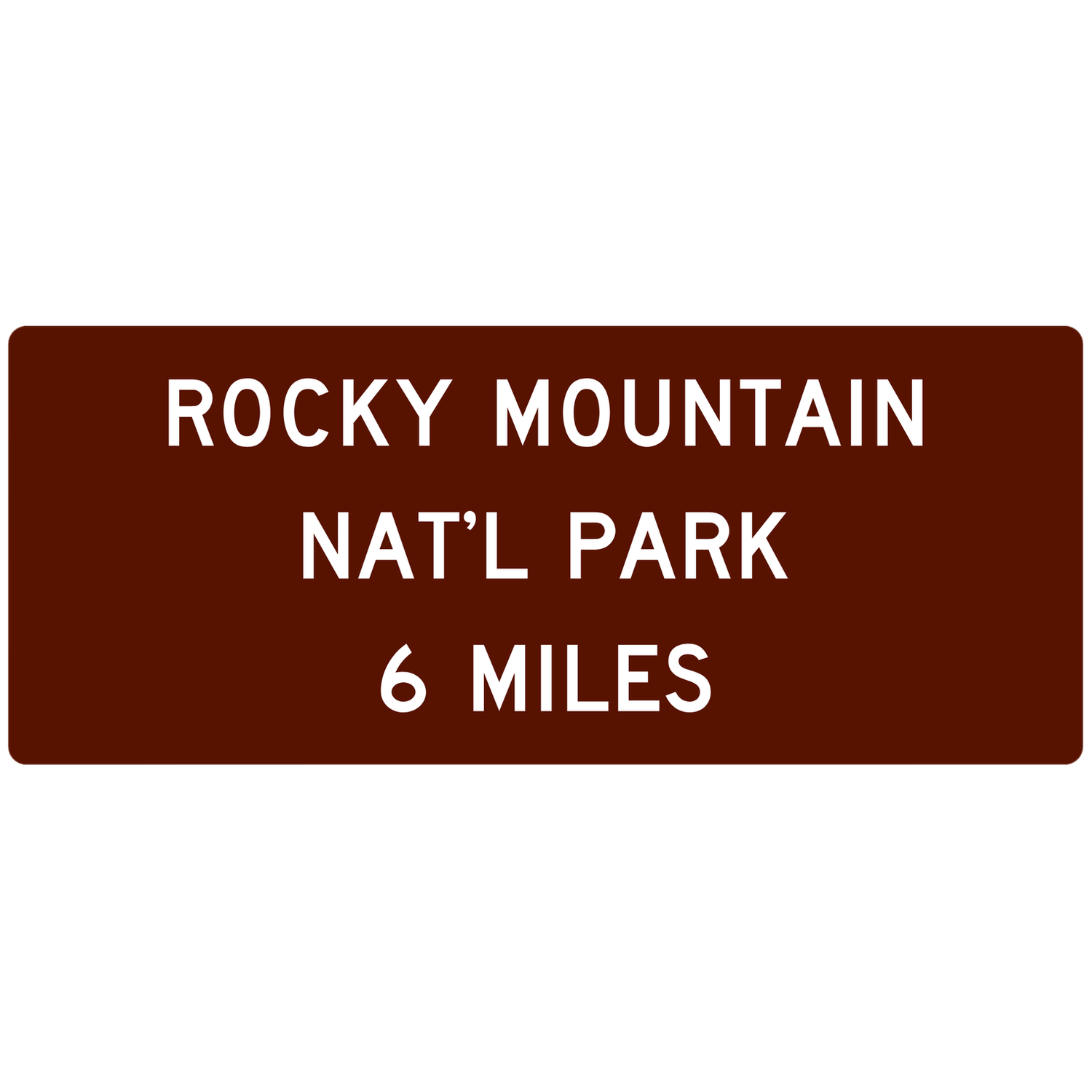 D7-1 National Park Sign — official FHWA layout