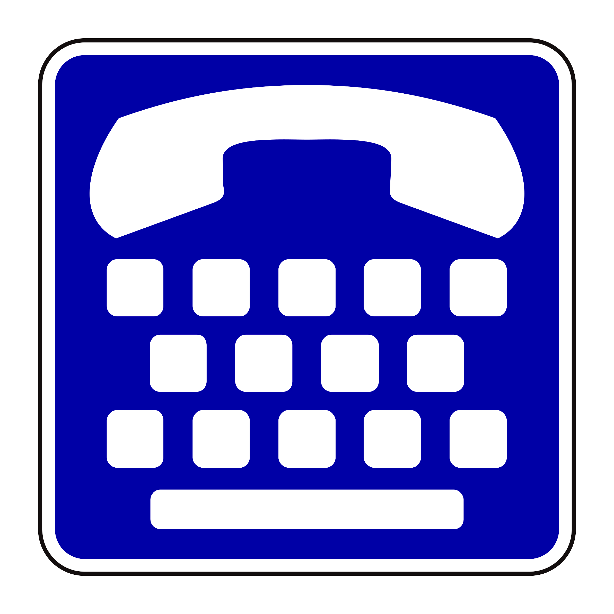 D9-21 Text Telephone (TDD) — official FHWA layout