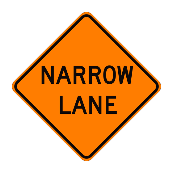 C12(CA) Narrow Lane — official FHWA layout