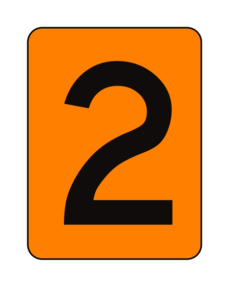 C20B(CA) 2 (Numeral Plate) — official FHWA layout