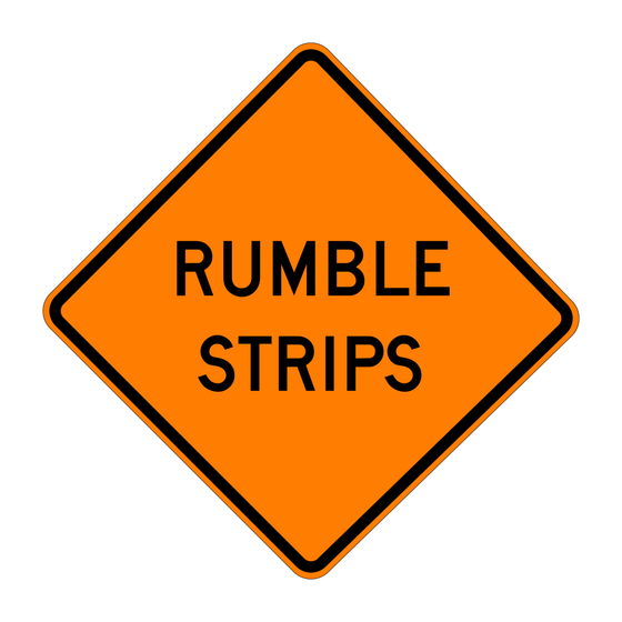 C45(CA) Rumble Strips — official FHWA layout