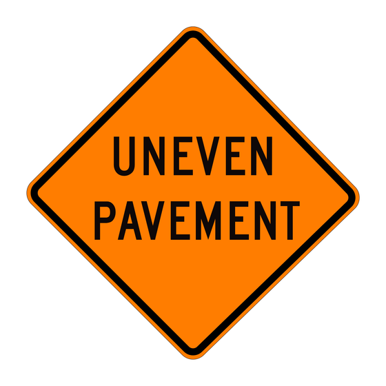 C46(CA) Uneven Pavement — official FHWA layout
