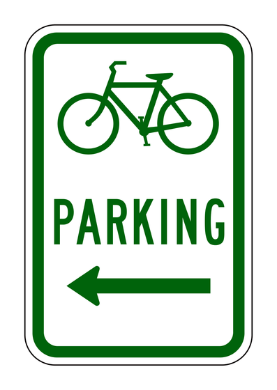 D4-3 Bicycle Parking Area Sign — official FHWA layout