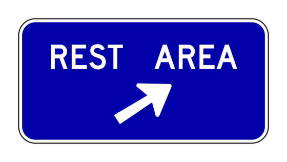 D5-2 Rest Area (Direction) Sign — official FHWA layout