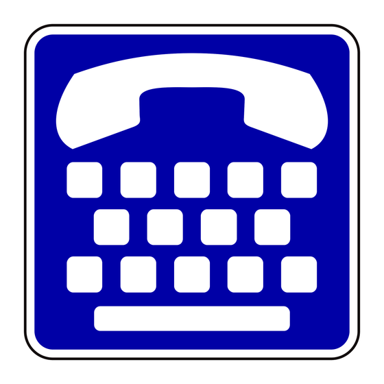 D9-21 Text Telephone (TDD) — official FHWA layout