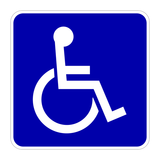 D9-6 Accessibility Symbol — official FHWA layout