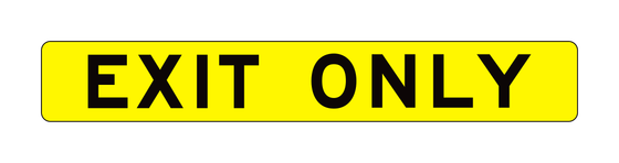 E11-1c Exit Only — official FHWA layout