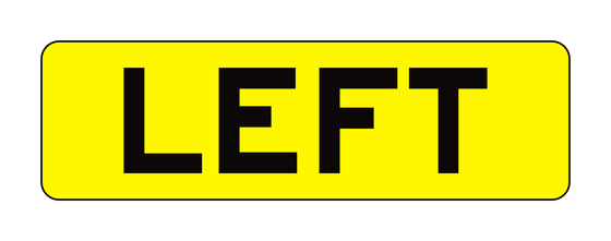 E11-2 Left Panel (Exit Direction) — official FHWA layout