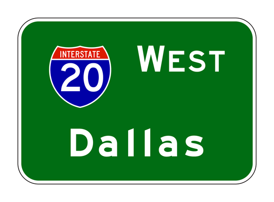 E6-2a Pull-Through Sign — official FHWA layout