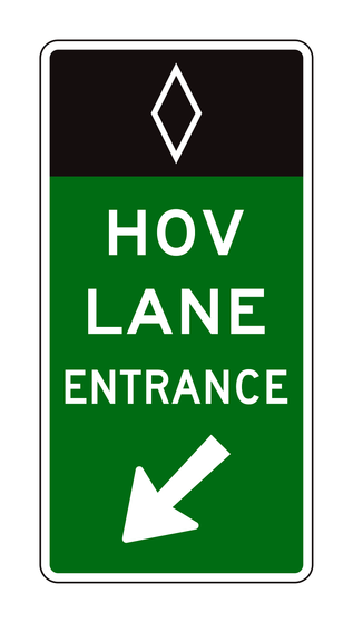 E8-1 Preferential Lane Entrance Gore — official FHWA layout