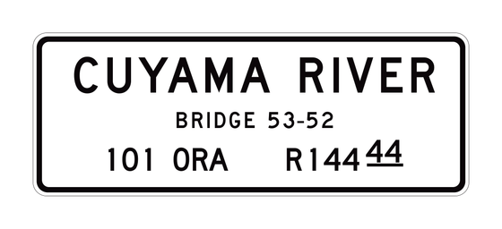 G11-1(CA) Inventory Marker — official FHWA layout