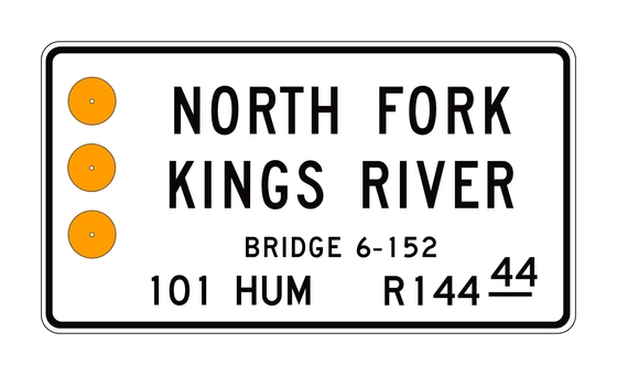 G11-5(CA) Inventory Marker — official FHWA layout