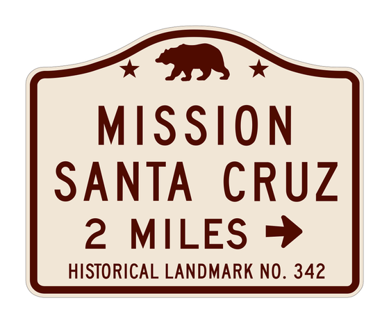 G13-1(CA) Historical Landmark — official FHWA layout