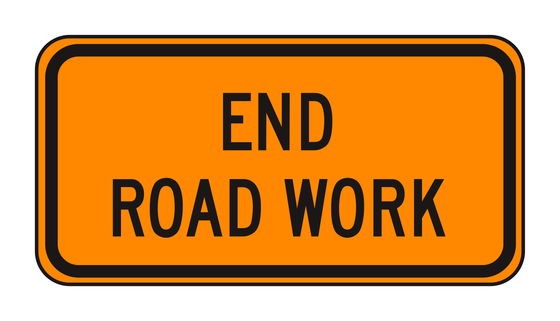 G20-2 End Road Work — official FHWA layout