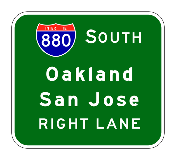 G20-7(CA) Advance Lane Assignment Sign — official FHWA layout