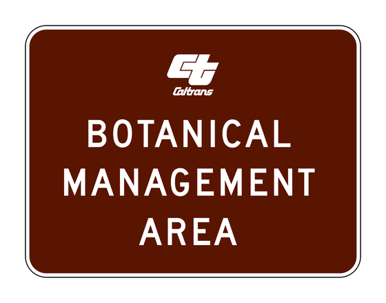 G200-82A(CA) Botanical Management Area — official FHWA layout
