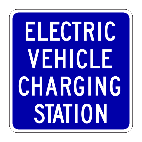 G66-21(CA) Electric Vehicle Charging Station — official FHWA layout