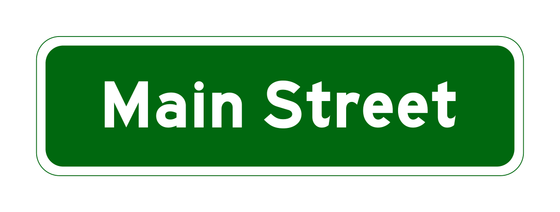 G7-1(CA) Street Name Sign — official FHWA layout