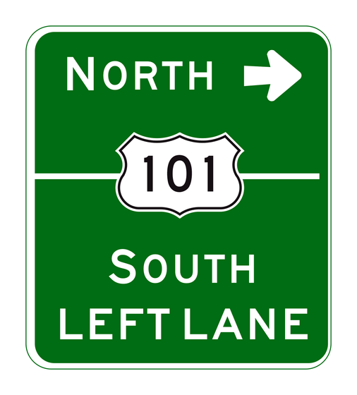 G77A(CA) Interchange Guide Sign — official FHWA layout