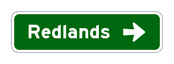 G8-1(CA) Destination and Street Name Sign with Arrow — official FHWA layout
