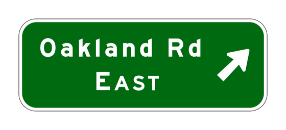 G85-5(CA) Exit Direction Sign — official FHWA layout