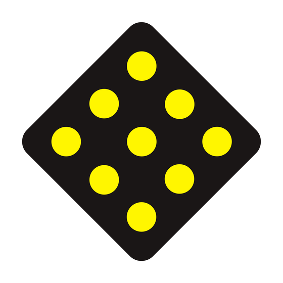 OM1-2 Object Marker Type 1 — official FHWA layout