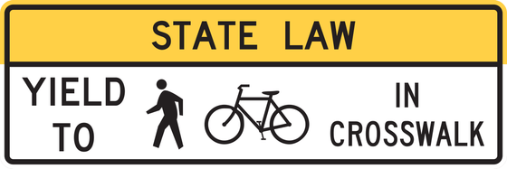 R1-9d Overhead Trail Crossing — Yield — sign artwork