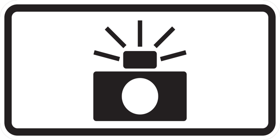 R10-19P Photo Enforced — Symbol Plaque — sign artwork
