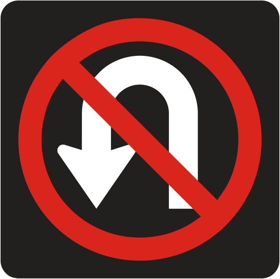 R3-4 ABO Activated Blank-Out Sign (based on Federal MUTCD R3-4 sign) — sign artwork
