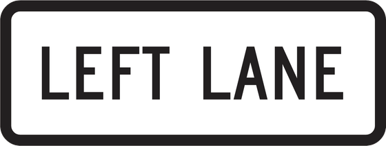 R3-5bP Left Lane — official FHWA layout