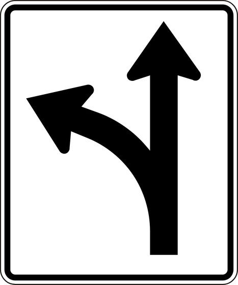 R3-6L Optional Movement Lane Control (Left) — official FHWA layout