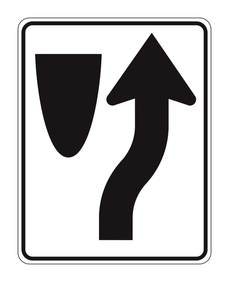 R4-7 Keep Right — official FHWA layout