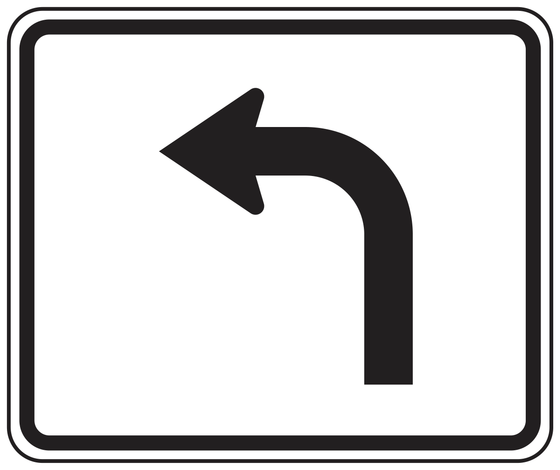 R73-1(CA) Intersection Lane Control — sign artwork