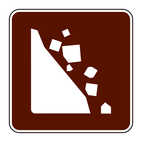 RS-008 Falling Rocks — official FHWA layout