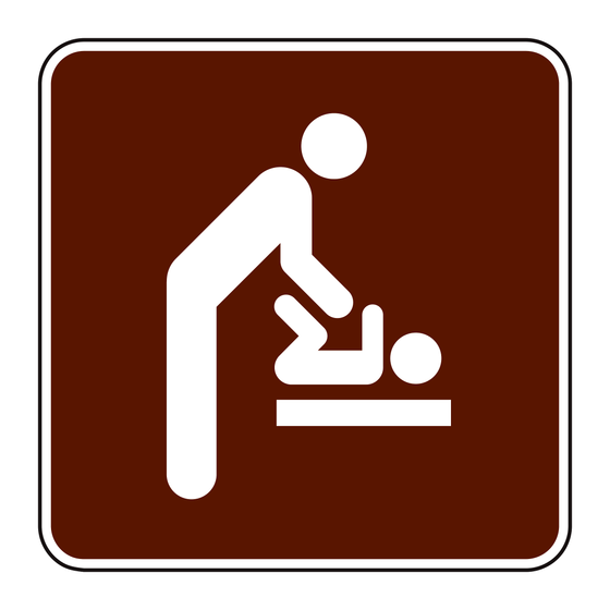 RS-137 Baby Changing Station (Men's Room) — official FHWA layout