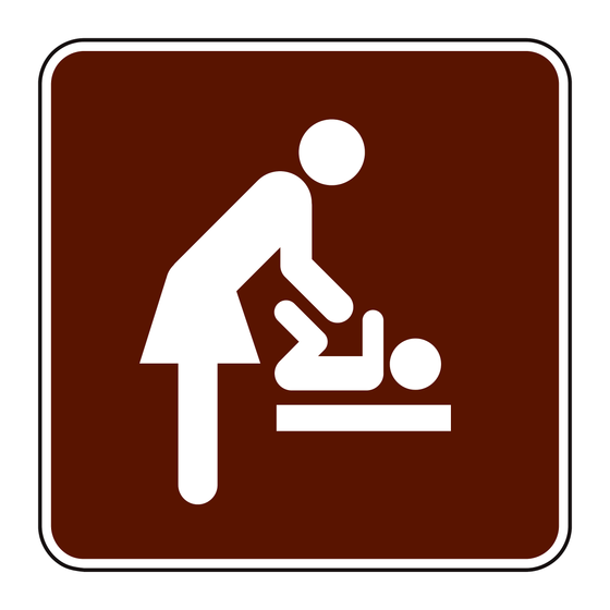 RS-138 Baby Changing Station (Women's Room) — official FHWA layout