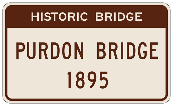 S29(CA) Historic Bridge - 2 Lines — sign artwork