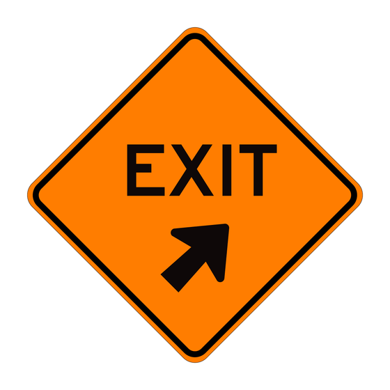 SC18(CA) Exit (Arrow) — official FHWA layout