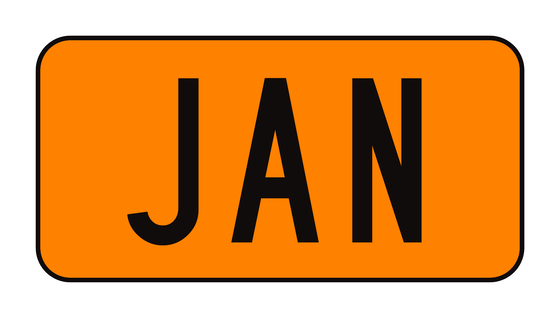 SC6A(CA) Month Insert Panel (JAN) — official FHWA layout