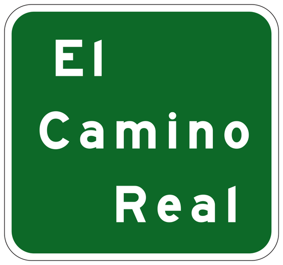 SG2(CA) EL CAMINO REAL — sign artwork