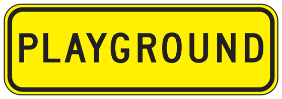 SW49P(CA) PLAYGROUND — sign artwork