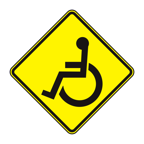 W11-9 Handicapped — official FHWA layout