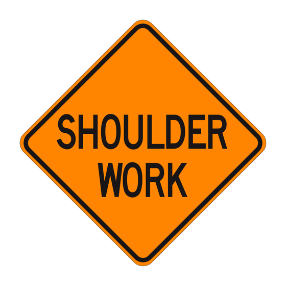 W21-5 Shoulder Work — official FHWA layout