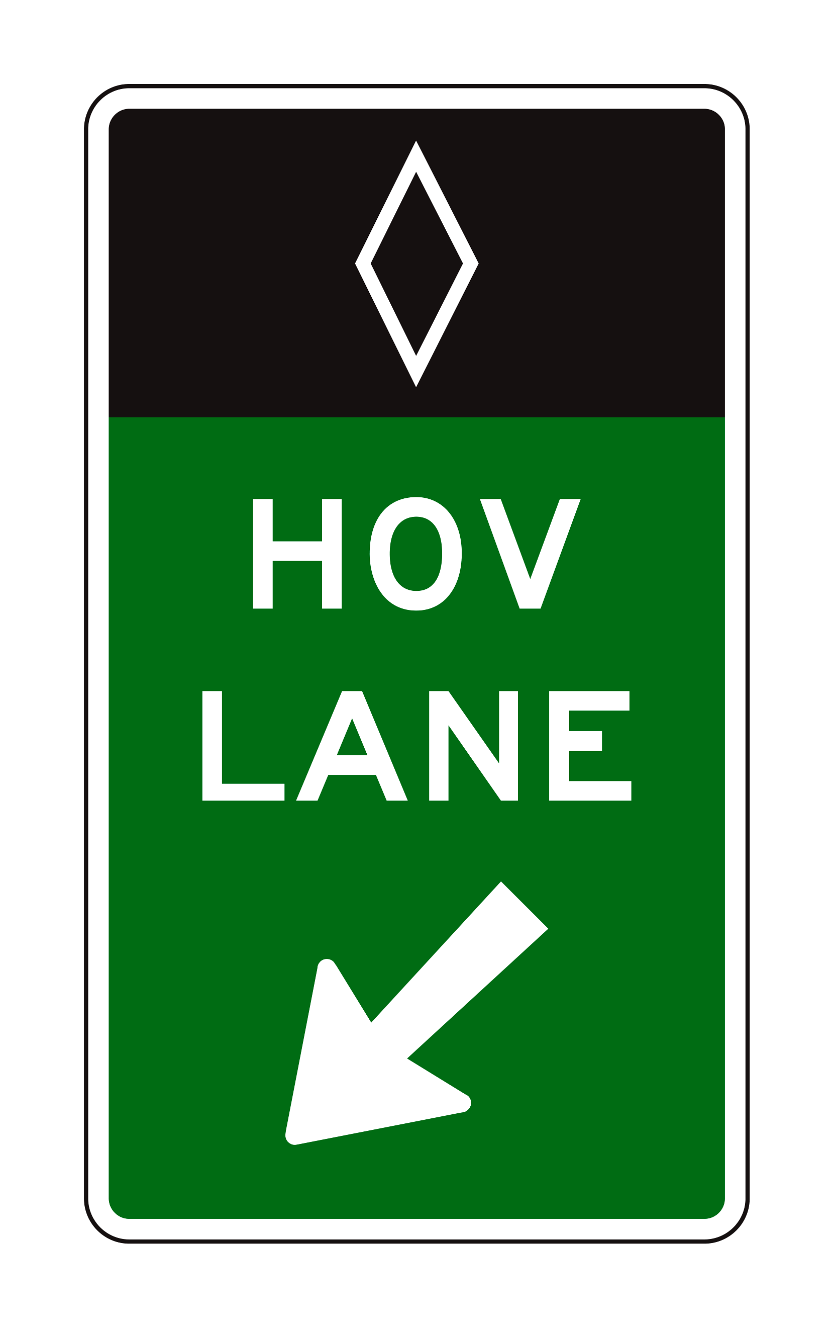 E8-1a Preferential Lane Intermediate Entrance Gore — official FHWA layout