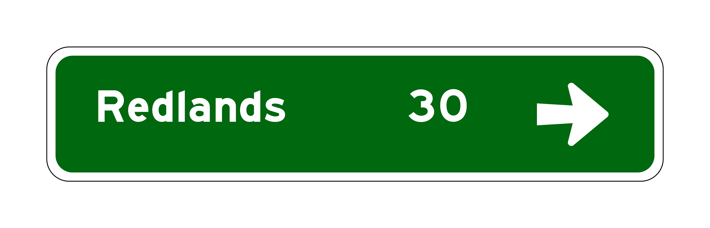 G1-1(CA) Destination Sign — official FHWA layout